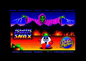 Kwik Snax Dizzy (UK) (1990) screen shot title